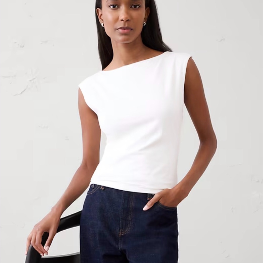 Banana republic soft stretch top